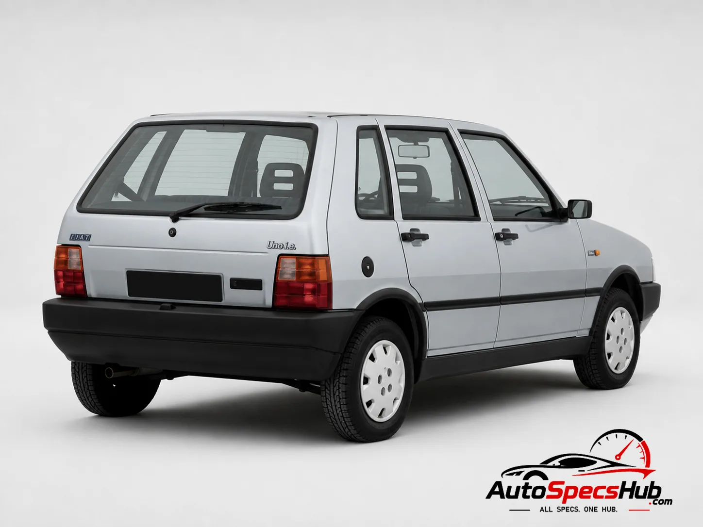 1990 Fiat Uno 1.1 i.e. S rear three-quarter view
