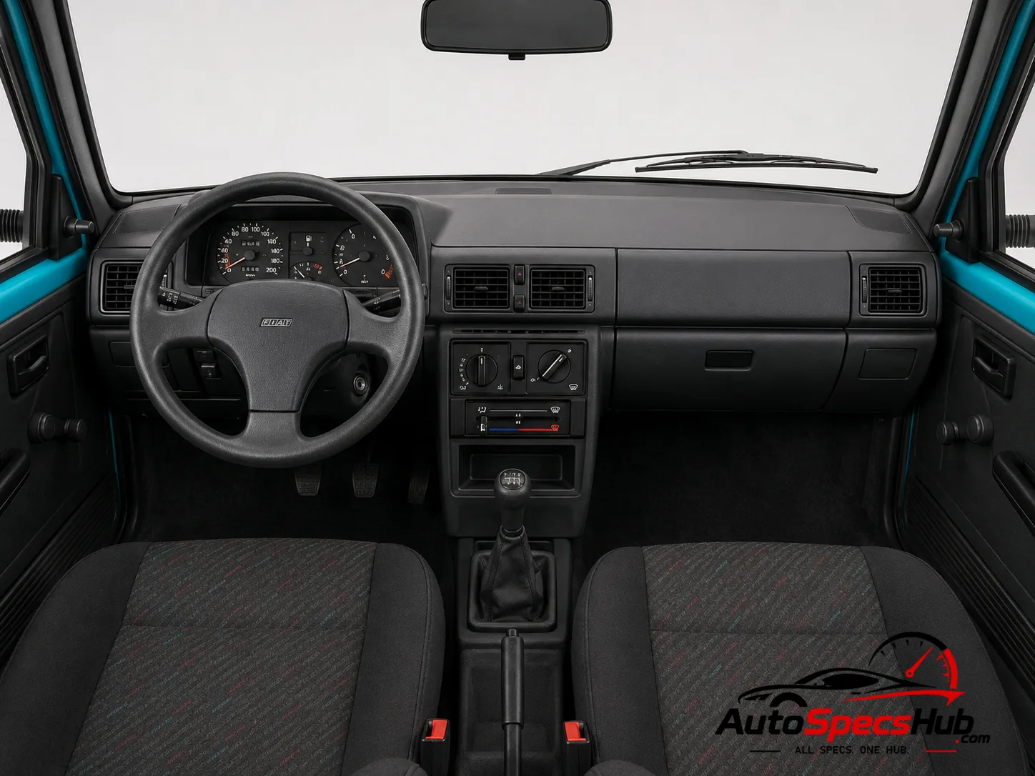 1990 Fiat Uno 1.4 i.e. S interior dashboard and front cabin