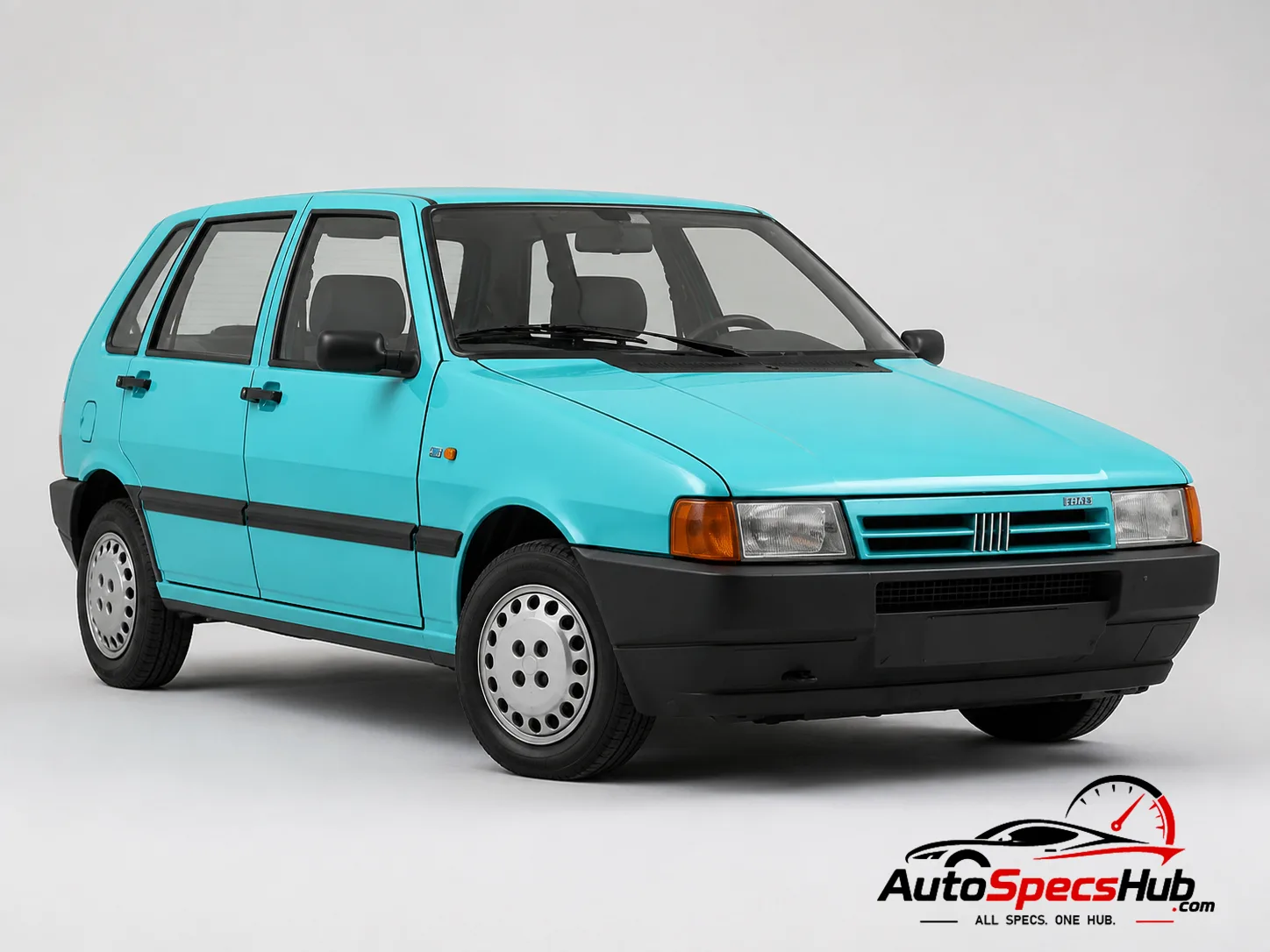 1990 Fiat Uno 1.0 i.e. front three-quarter view