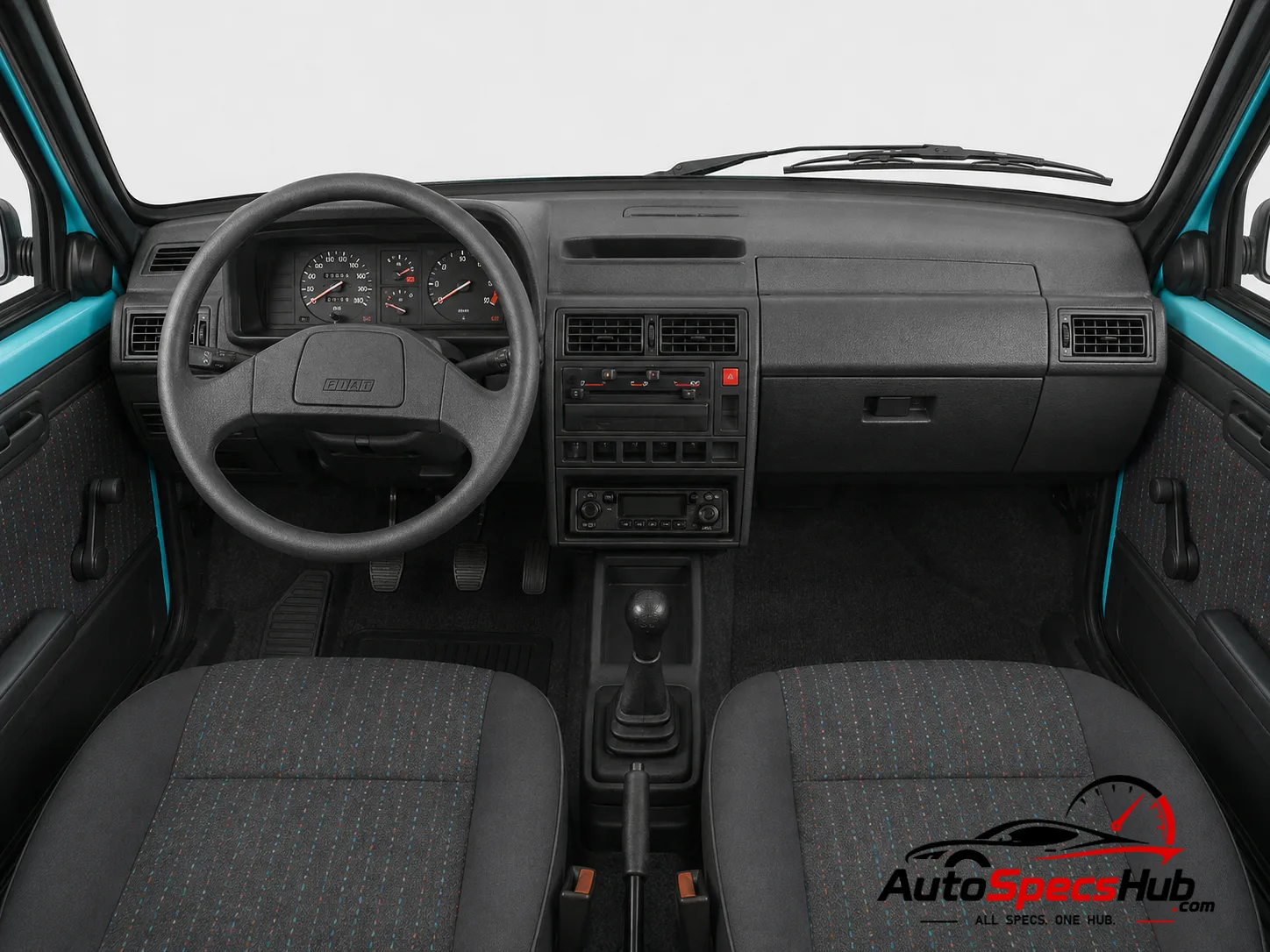 1990 Fiat Uno 1.0 i.e. interior dashboard and front cabin