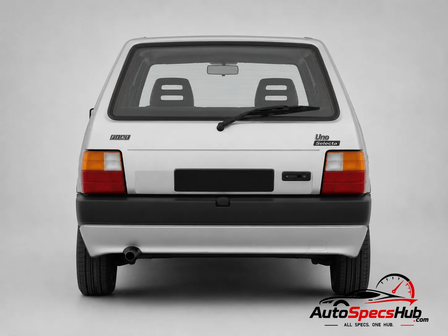 1990 Fiat Uno Selecta rear view