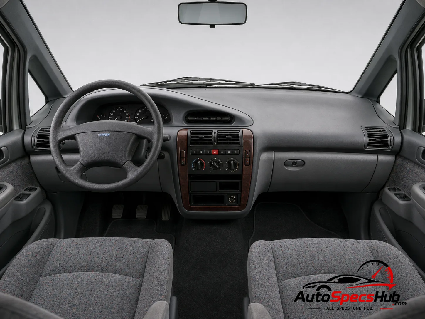 2000 Fiat Ulysse 2.0 16v interior dashboard and front cabin