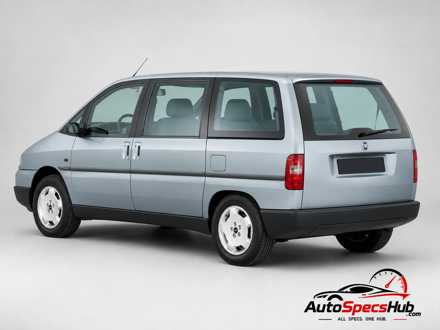 2000 Fiat Ulysse 2.0 JTD rear three-quarter view