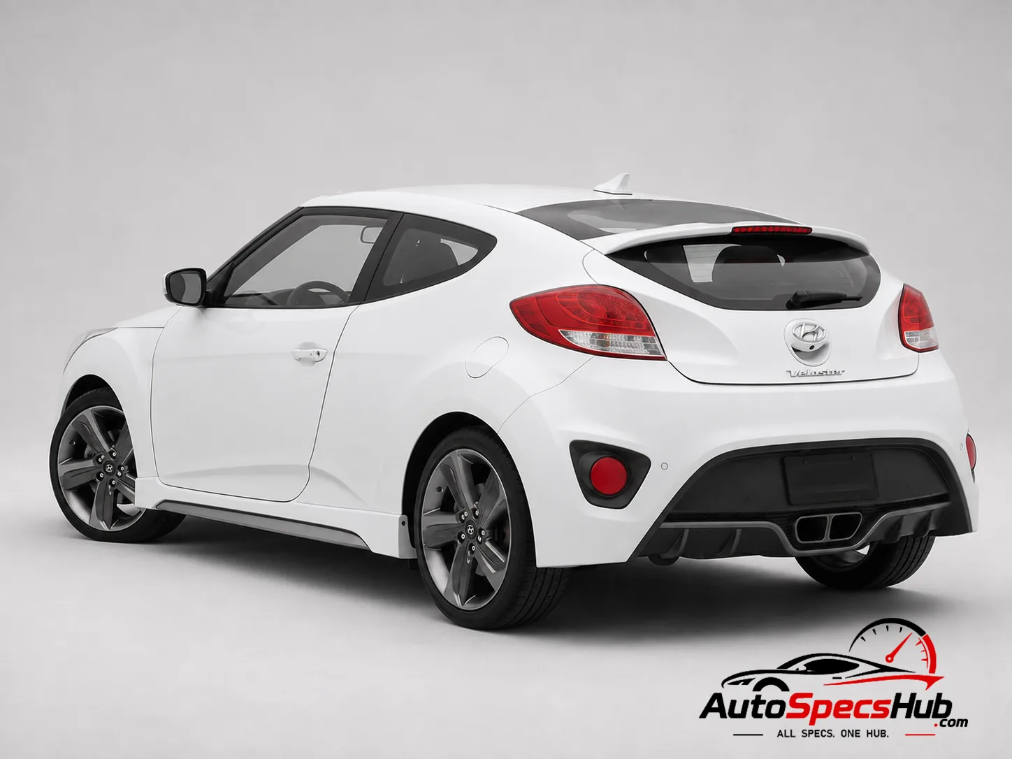 2012 Hyundai Veloster 1.6 Turbo rear three-quarter view