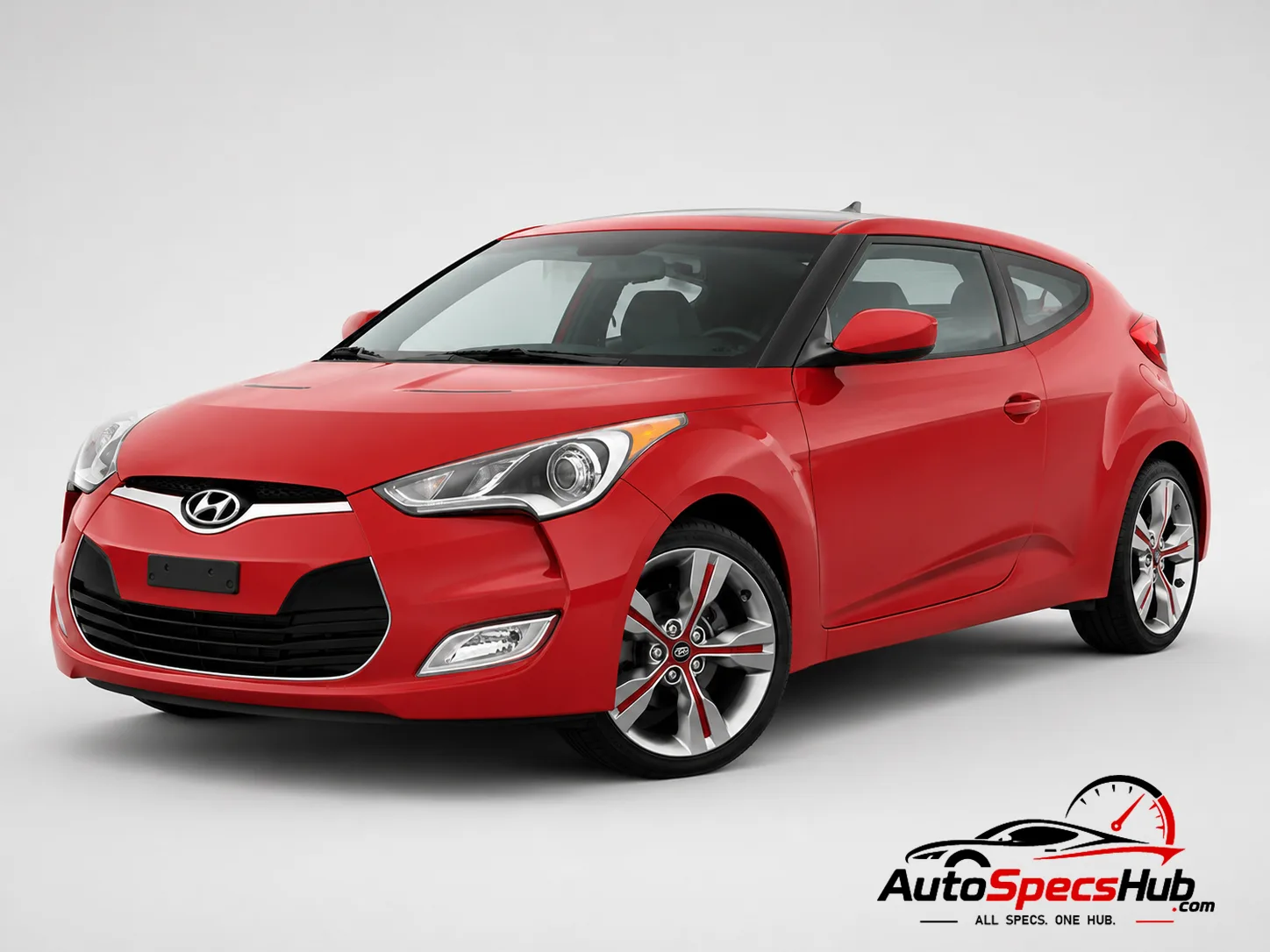 2011 Hyundai Veloster 1.6 front three-quarter view