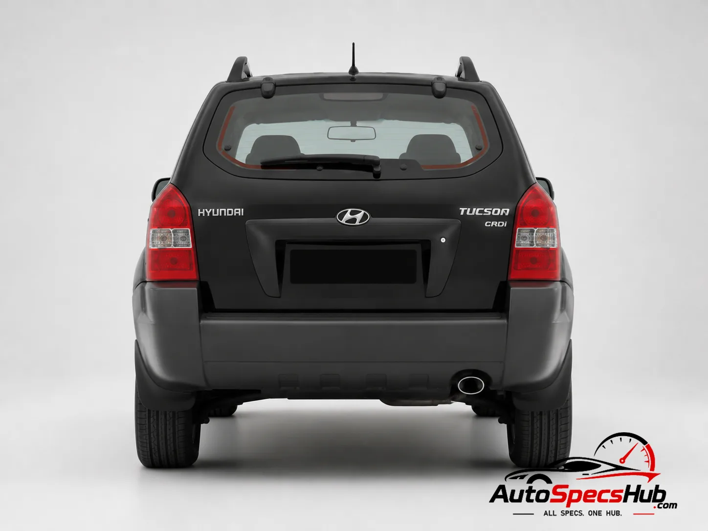 2006 Hyundai Tucson 2.0 CRDi VGT 2WD rear view