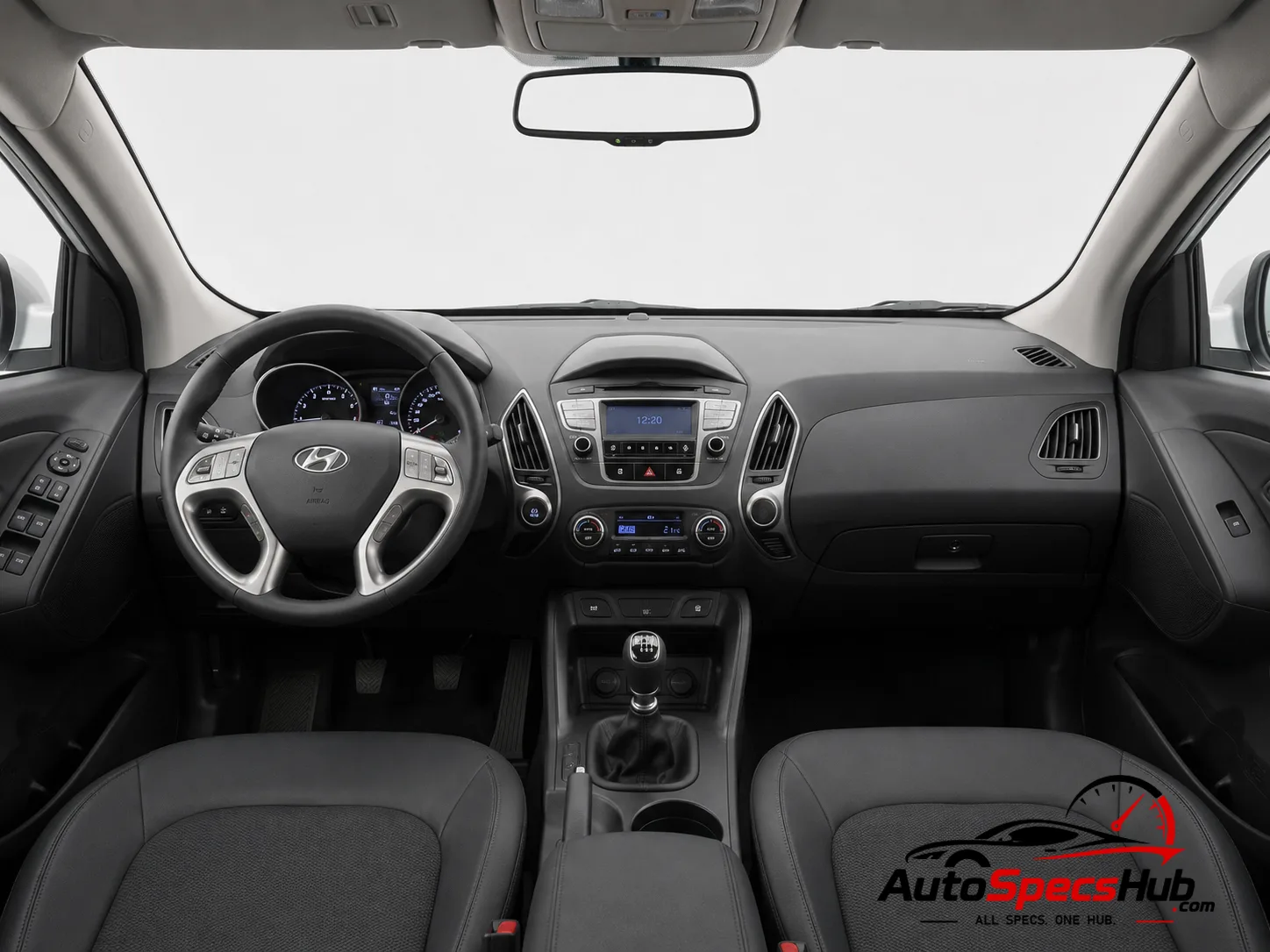 2015 Hyundai Tucson 2.0 CRDi blue 2WD 136 interior dashboard and front cabin