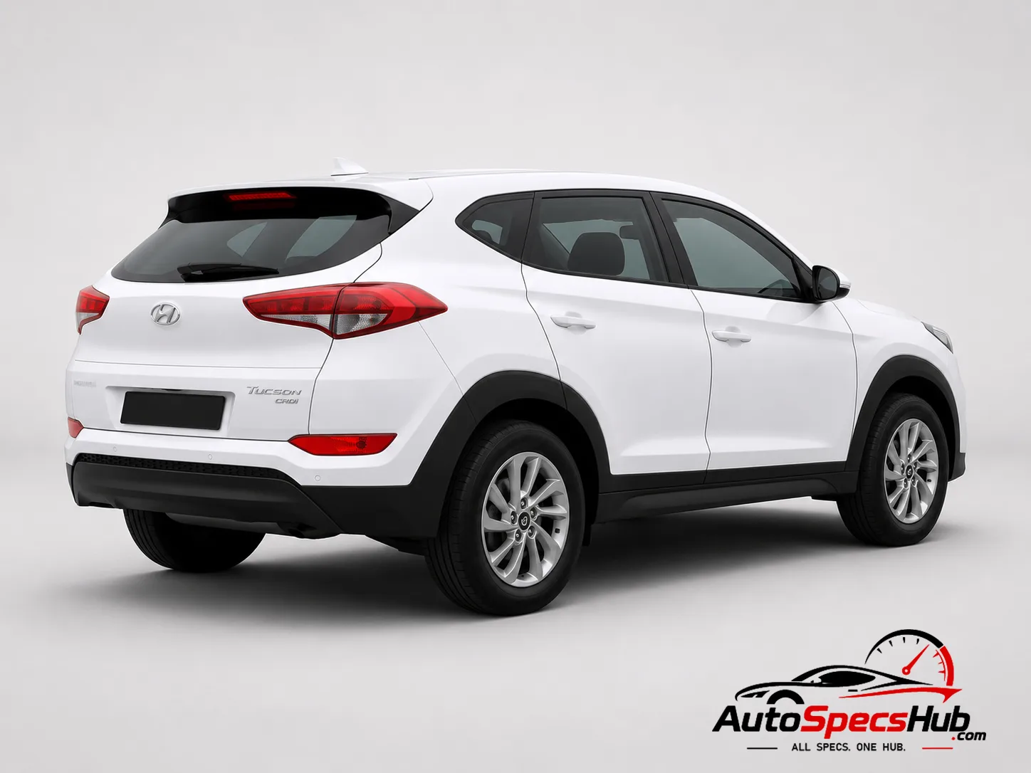 2016 Hyundai Tucson 1.7 CRDi blue 2WD 141 rear three-quarter view