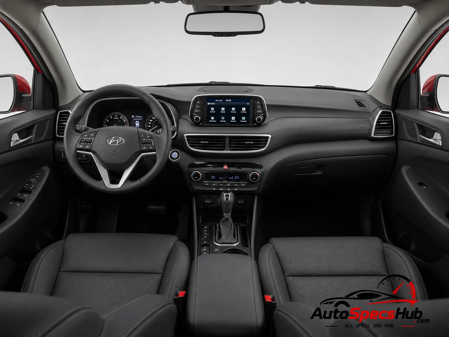 2020 Hyundai Tucson 1.6 T-GDi 177 interior dashboard and front cabin