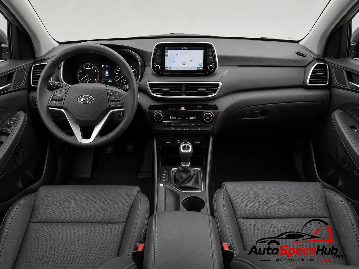 2020 Hyundai Tucson 2.0 CRDi 48 Volt 4WD 18 interior dashboard and front cabin