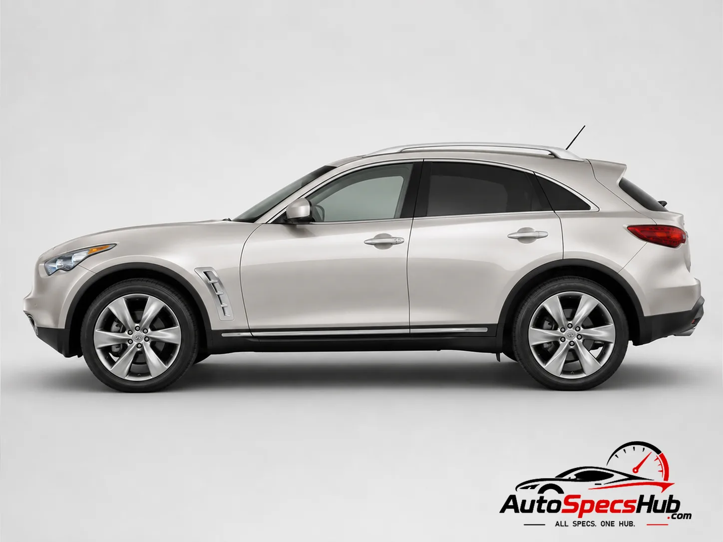 2013 (S51) Infiniti QX70 5.0 side profile
