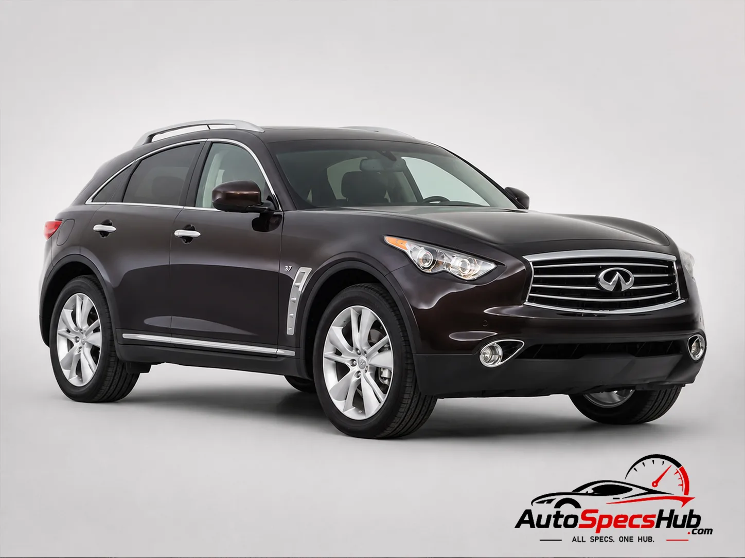 2013 (S51) Infiniti QX70 3.7 front three-quarter view