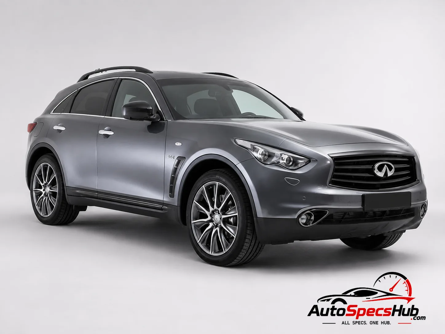 2013 (S51) Infiniti QX70 3.0d front three-quarter view