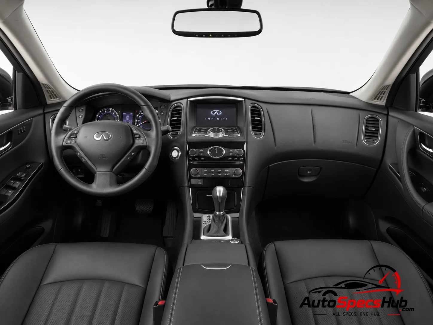 2013 (J50) Infiniti QX50 3.7 interior dashboard and front cabin