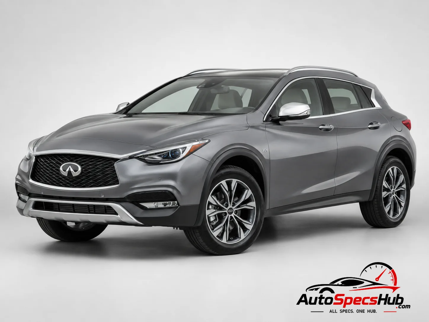 2017 (H15) Infiniti QX30 2.0t front three-quarter view