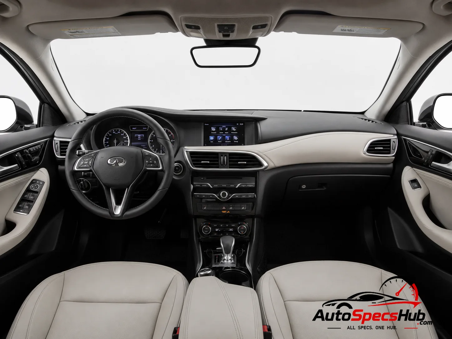 2017 (H15) Infiniti QX30 2.0t interior dashboard and front cabin