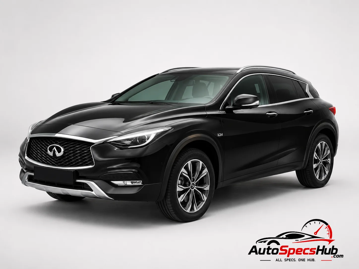 2016 (H15) Infiniti QX30 2.2d front three-quarter view