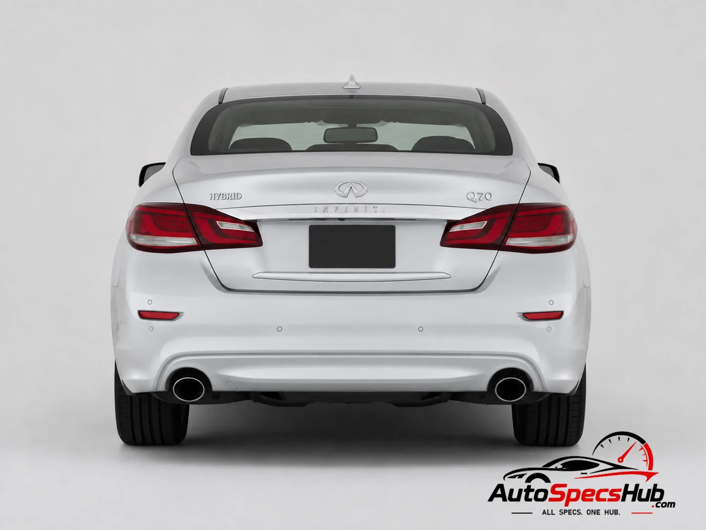 2014 (Y51) Infiniti Q70 Hybrid rear view