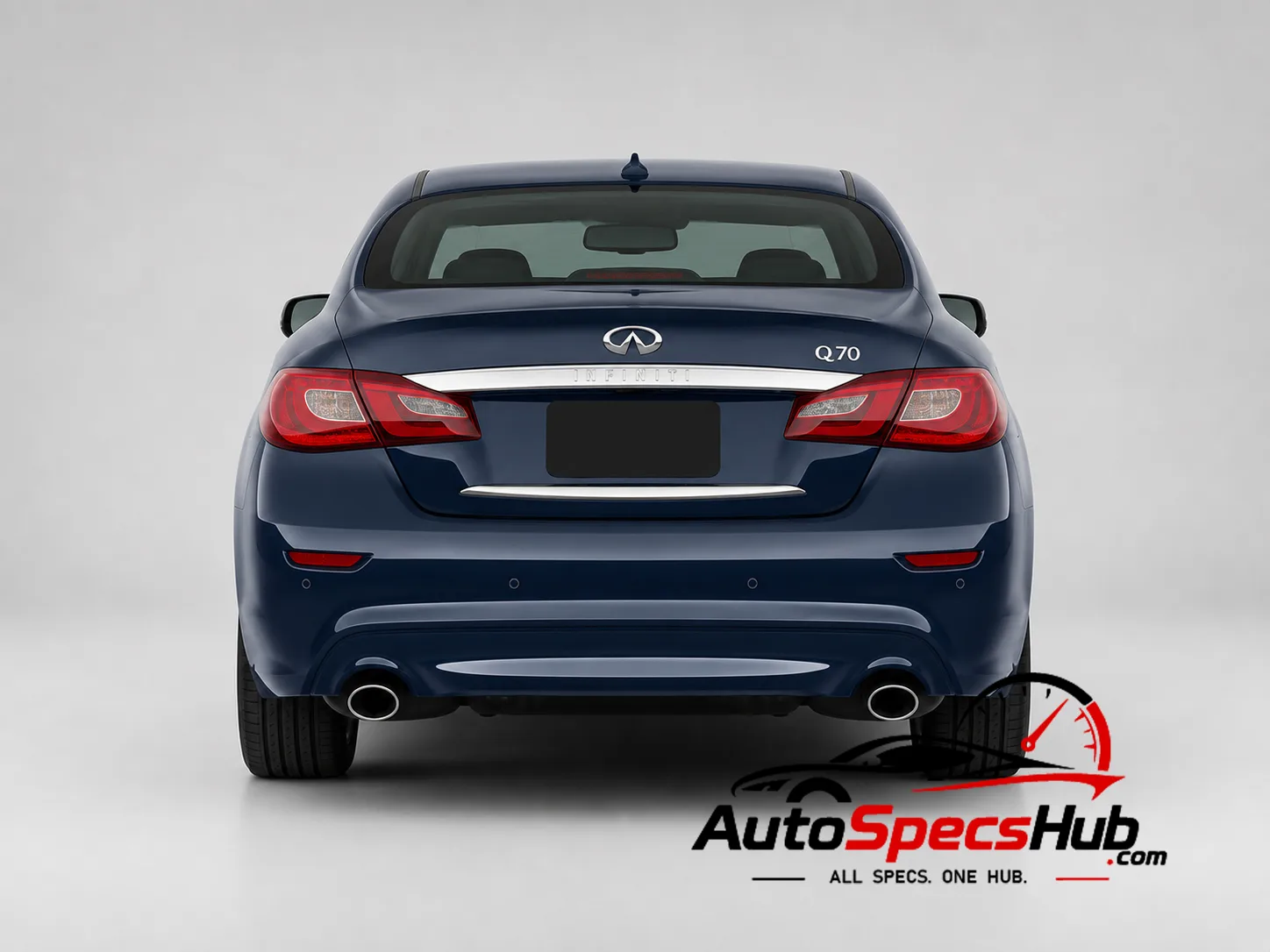 2014 (Y51) Infiniti Q70 3.7 rear view