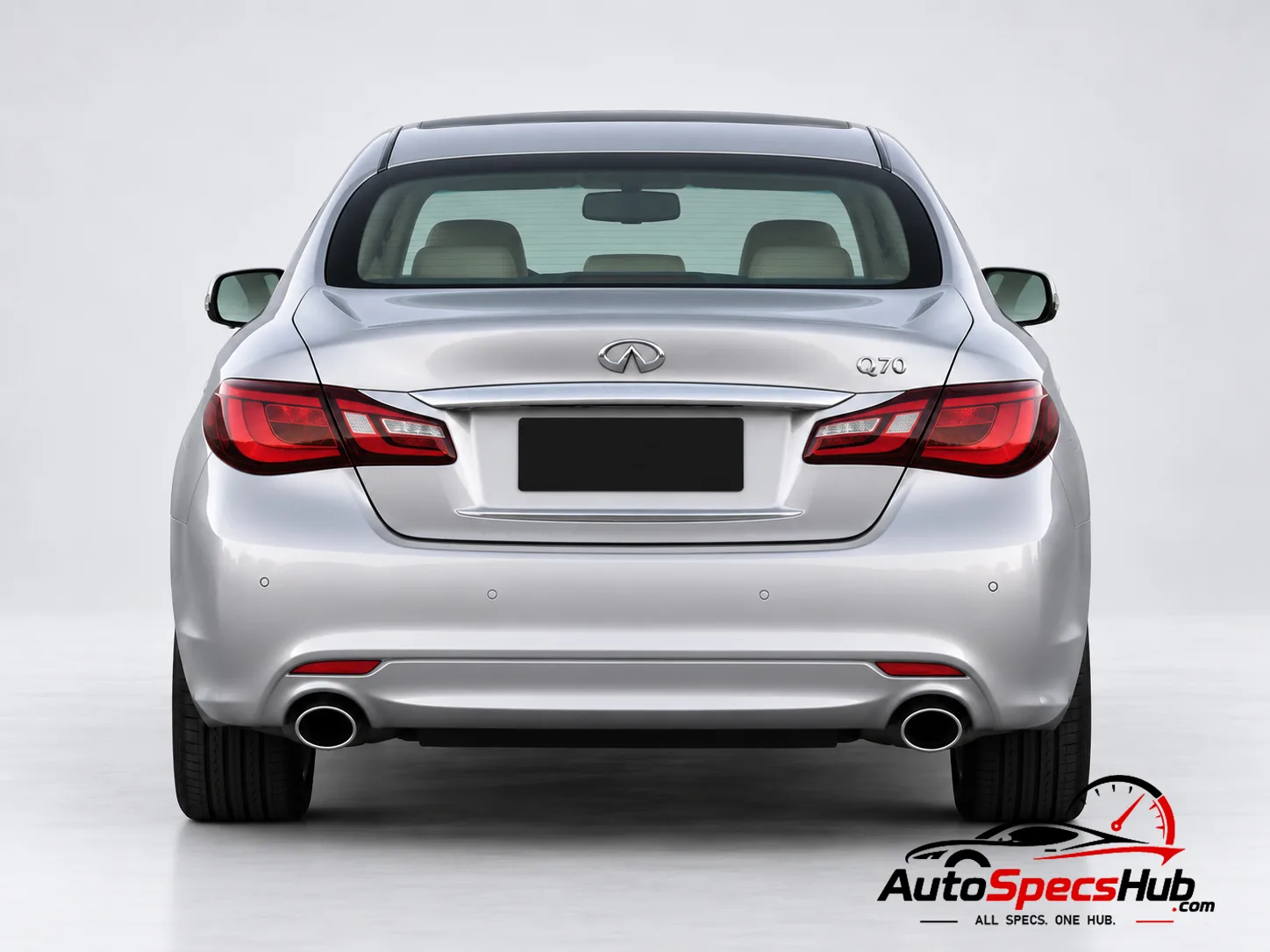 2014 (Y51) Infiniti Q70 3.0d rear view