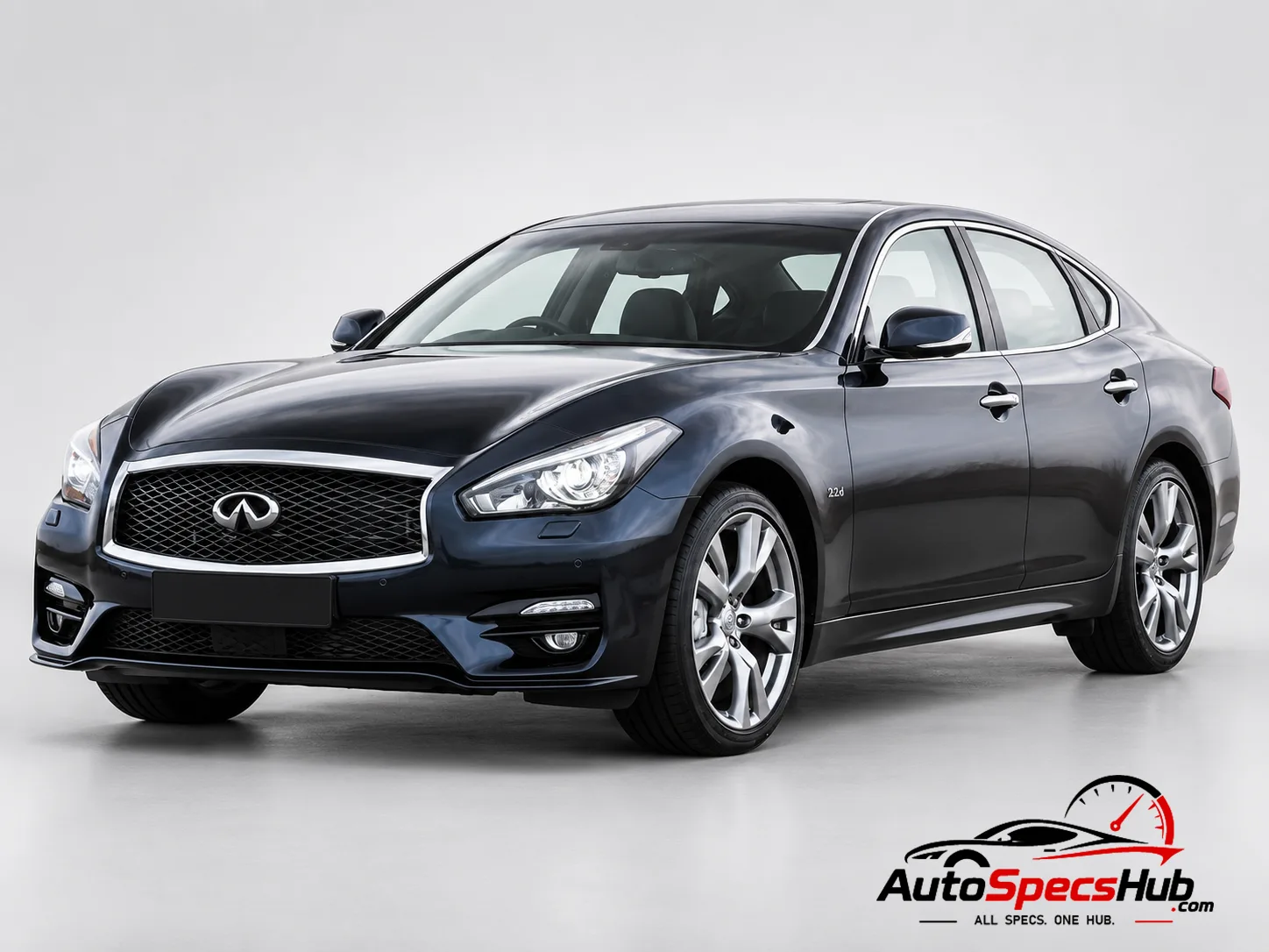 2015 (Y51) Infiniti Q70 2.2d front three-quarter view