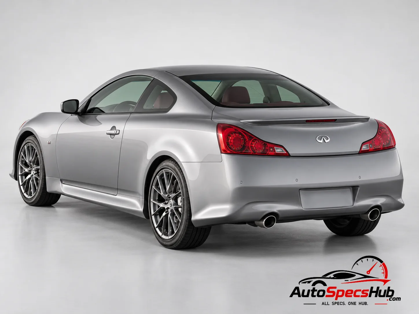 2013 (V36) Infiniti Q60 Coupé 3.7 rear three-quarter view