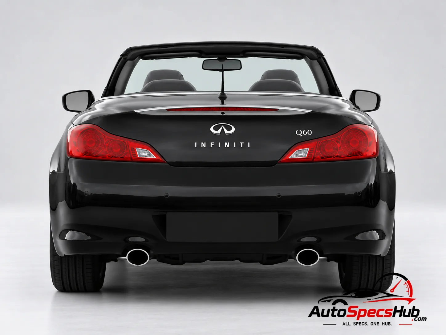 2013 (V36) Infiniti Q60 Cabriolet 3.7 rear view