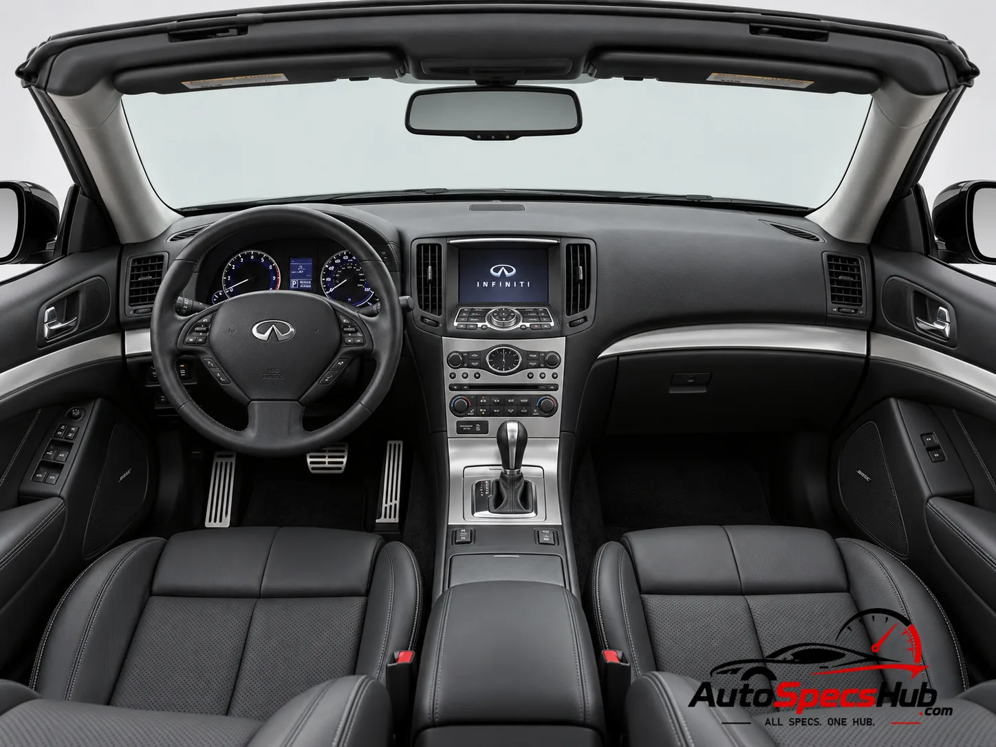 2013 (V36) Infiniti Q60 Cabriolet 3.7 interior cockpit and seats