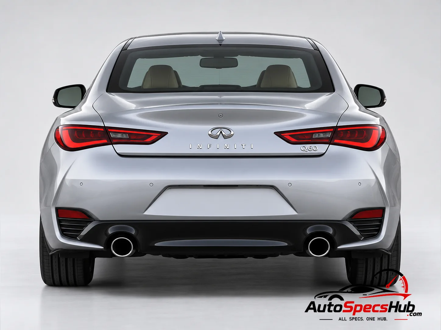 2016 (CV37) Infiniti Q60 3.0t AWD rear view