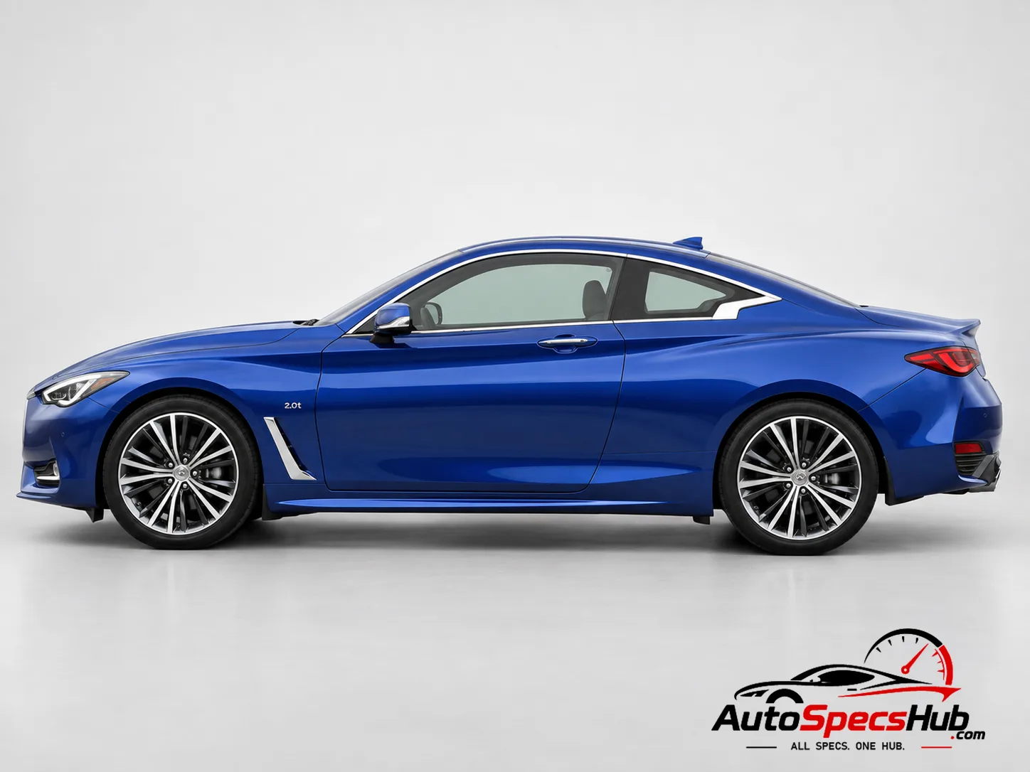 2016 (CV37) Infiniti Q60 2.0t side profile