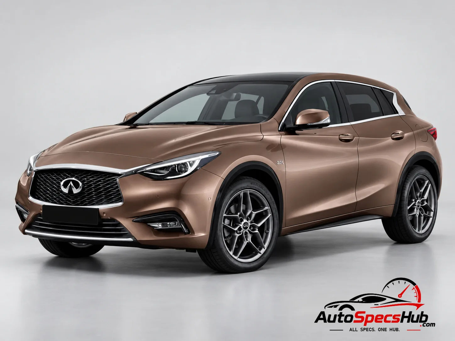 2015 (H15) Infiniti Q30 2.0t AWD 211 front three-quarter view