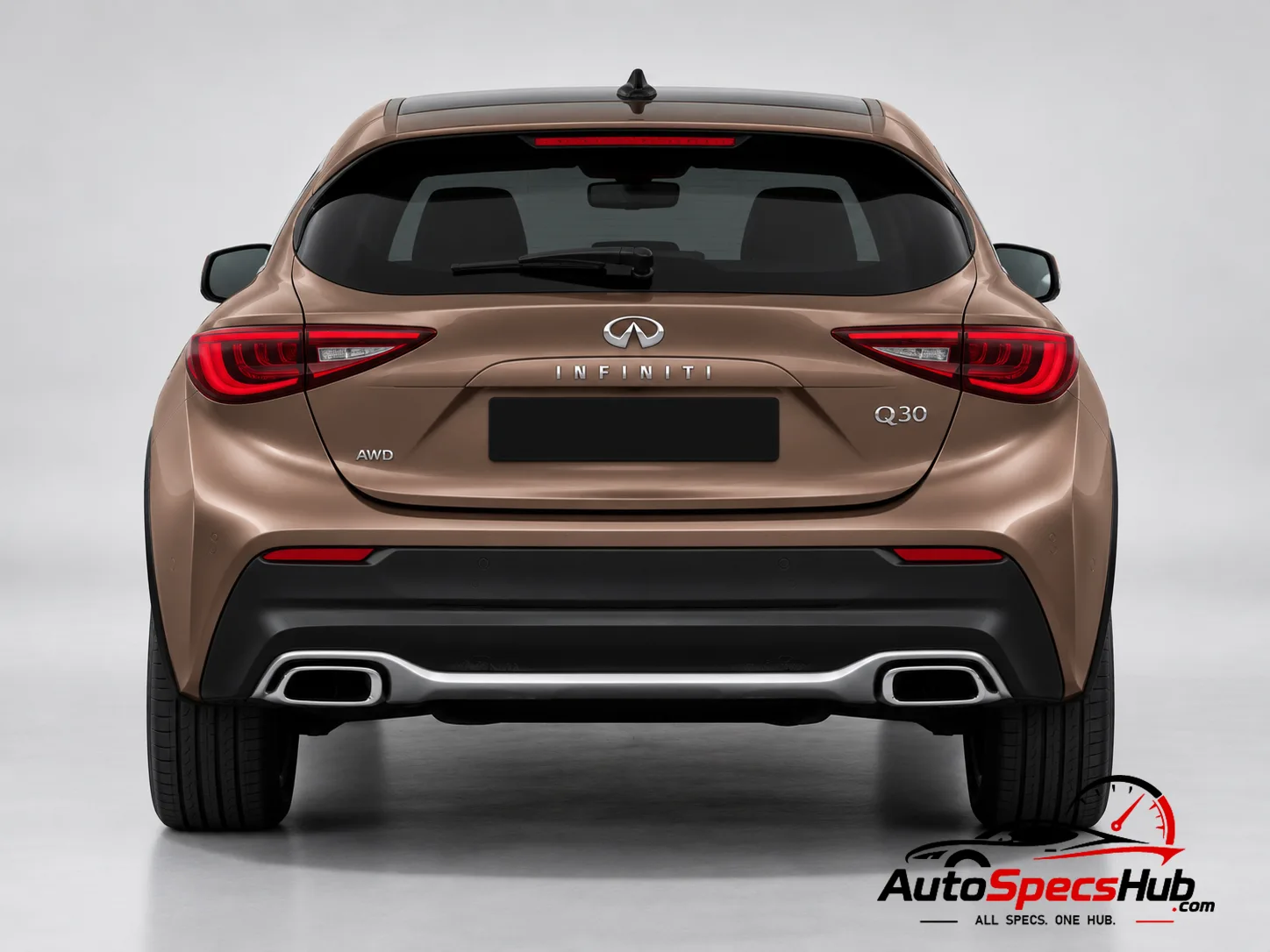 2015 (H15) Infiniti Q30 2.0t AWD 211 rear view