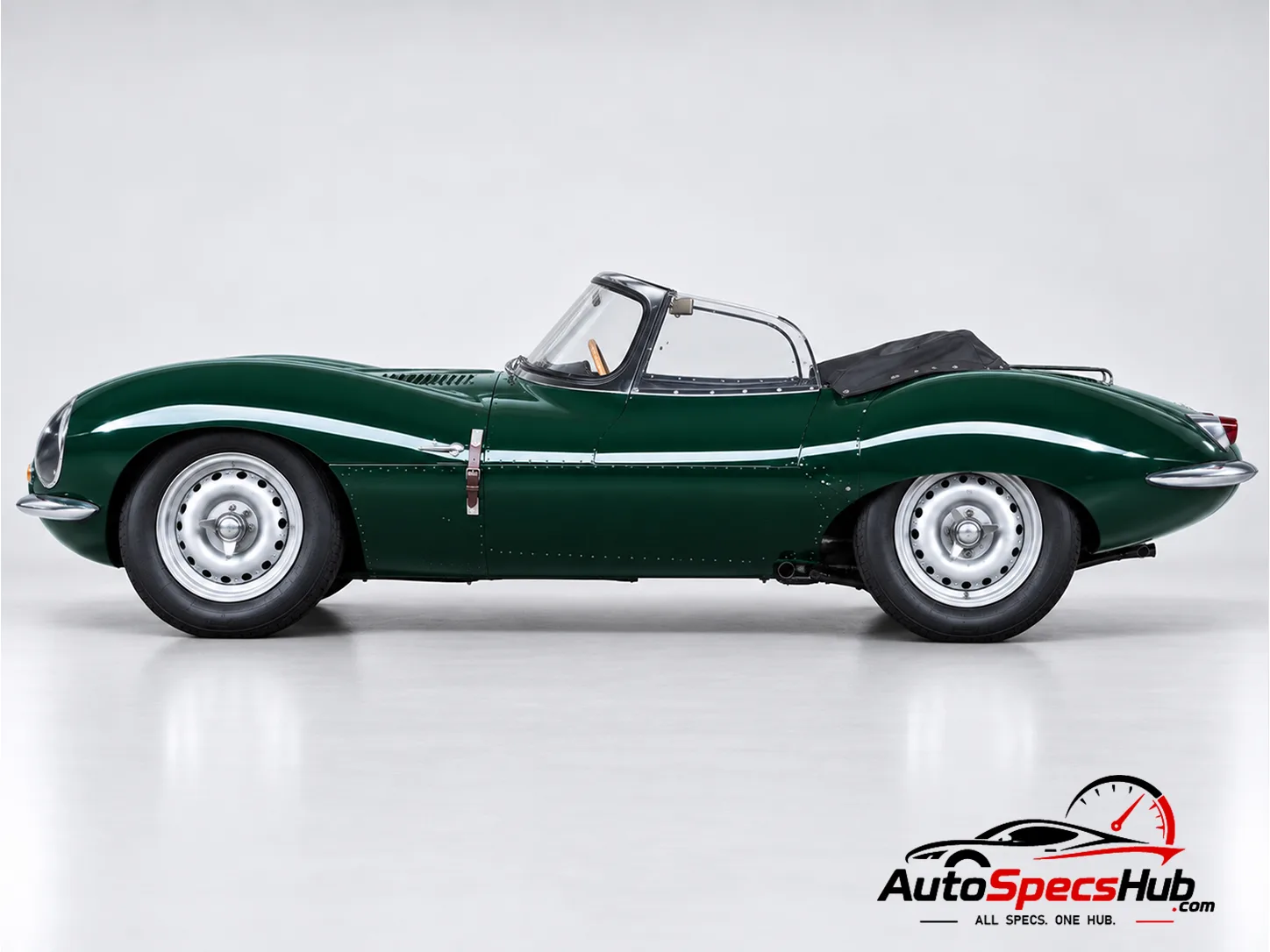 1957 Jaguar XK-SS side profile