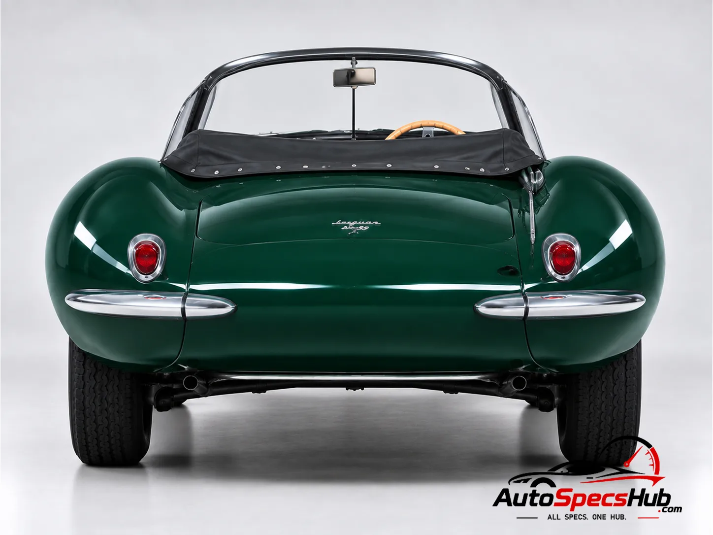 1957 Jaguar XK-SS rear view