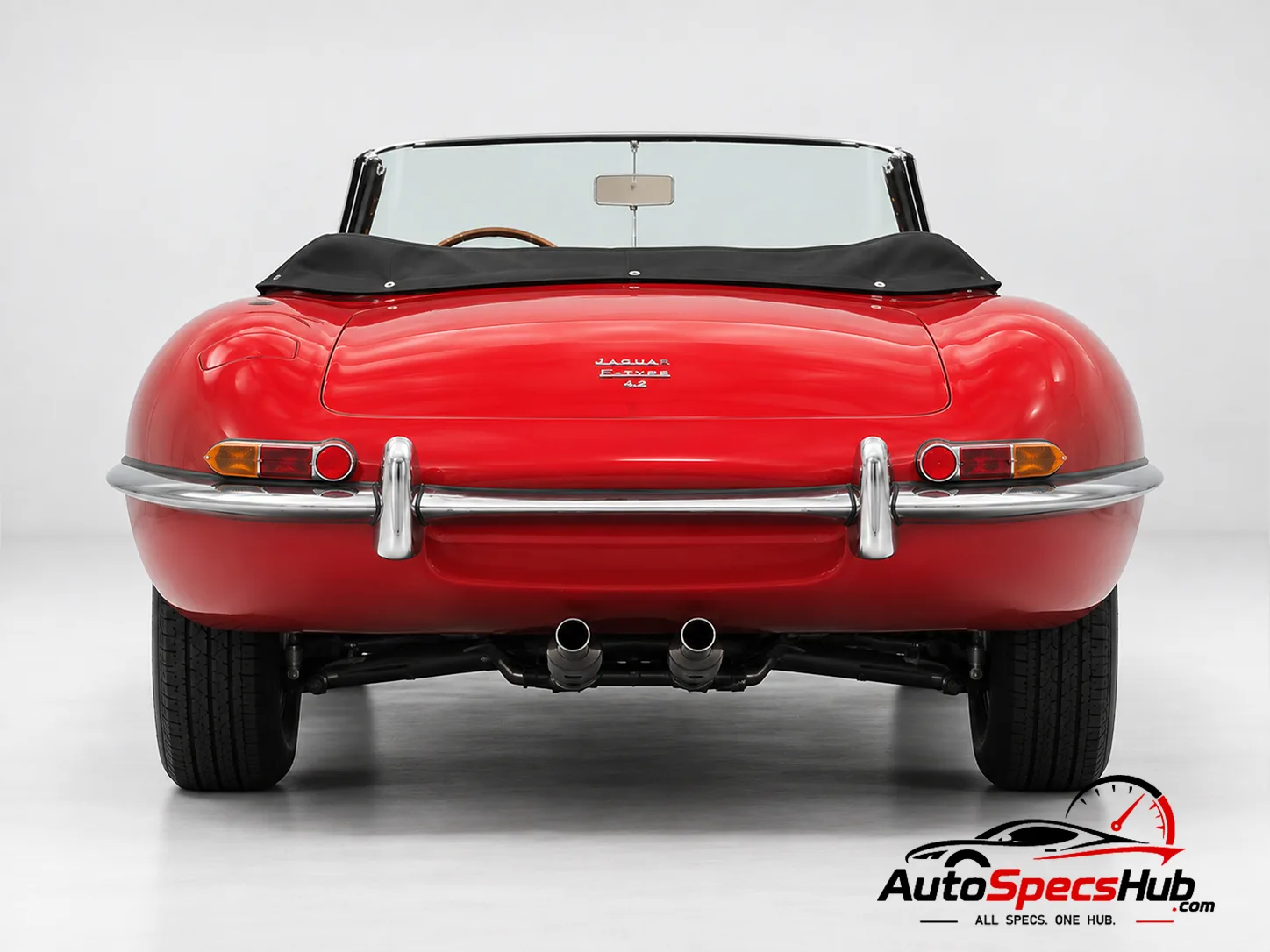 1961 (Series 1) Jaguar XK-E Roadster rear view
