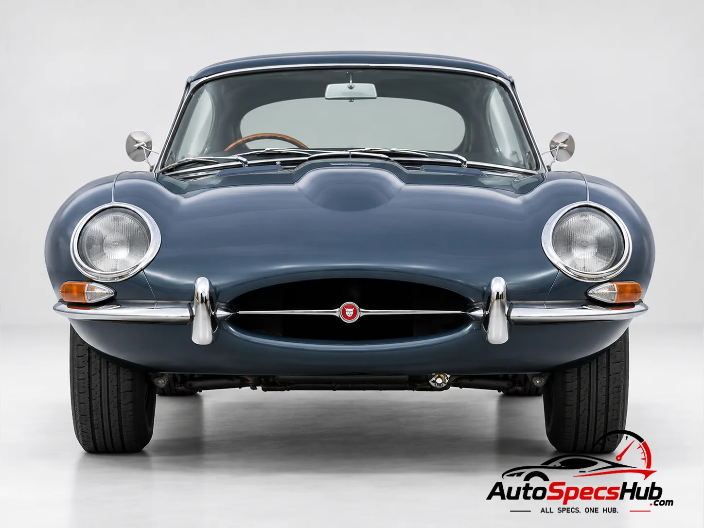 1961 (Series 1) Jaguar XK-E Coupe front view