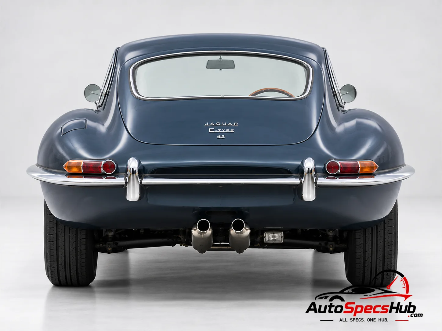 1961 (Series 1) Jaguar XK-E Coupe rear view