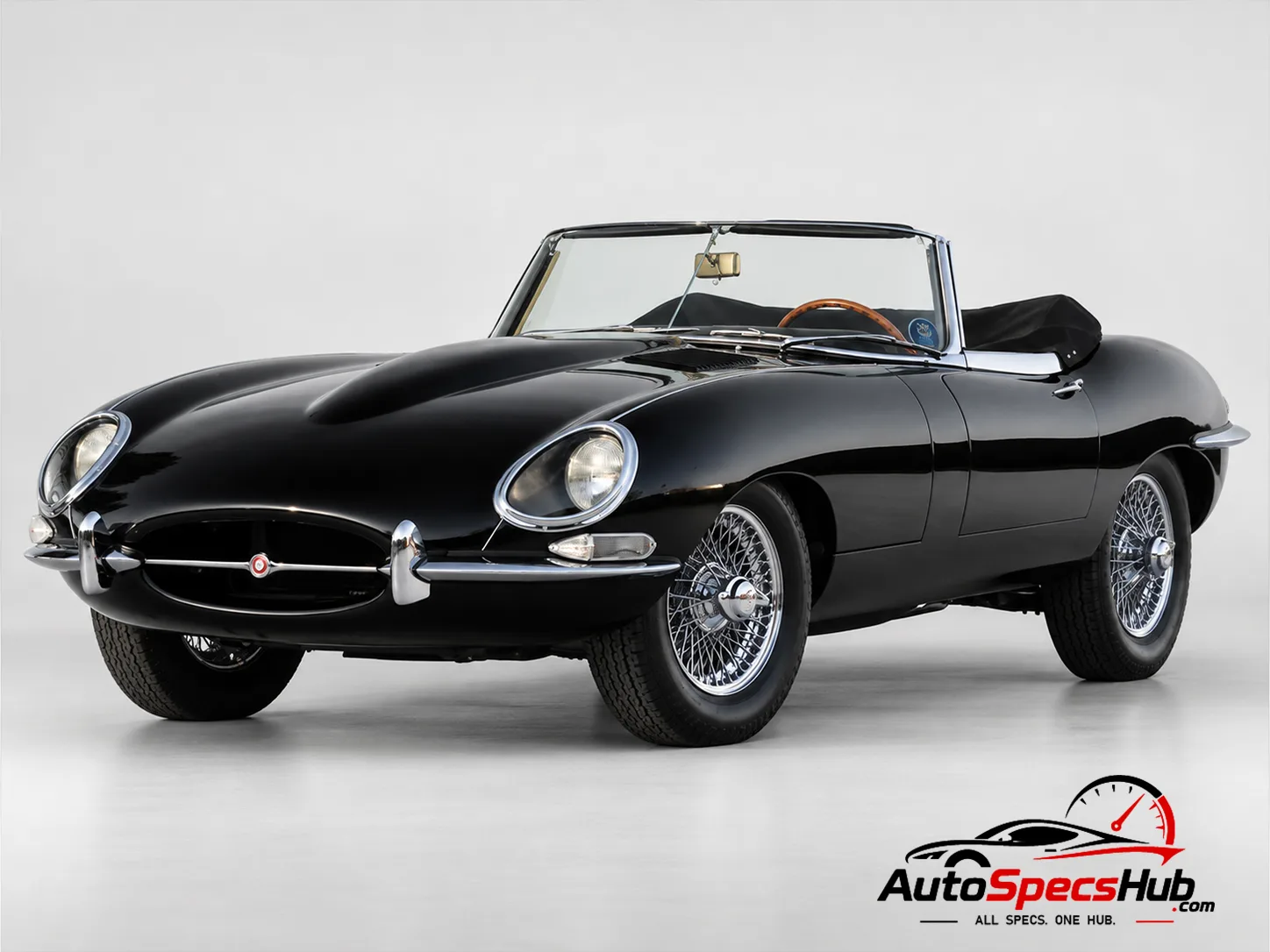 1964 (Series 1) Jaguar XK-E Roadster front three-quarter view