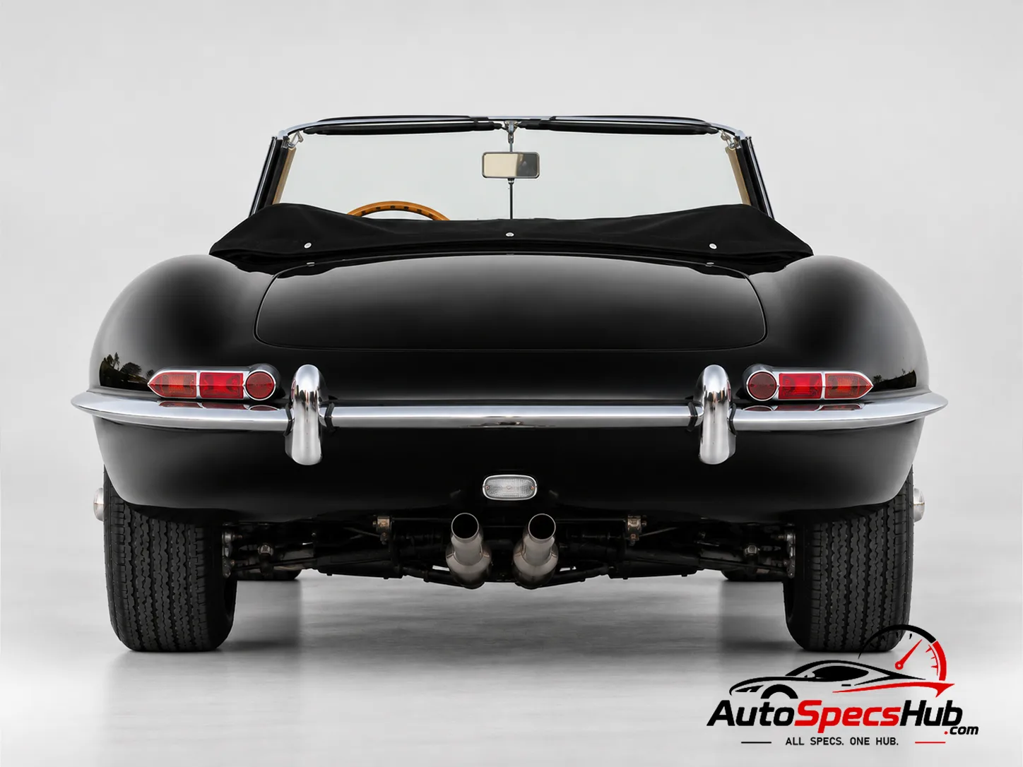 1964 (Series 1) Jaguar XK-E Roadster rear view