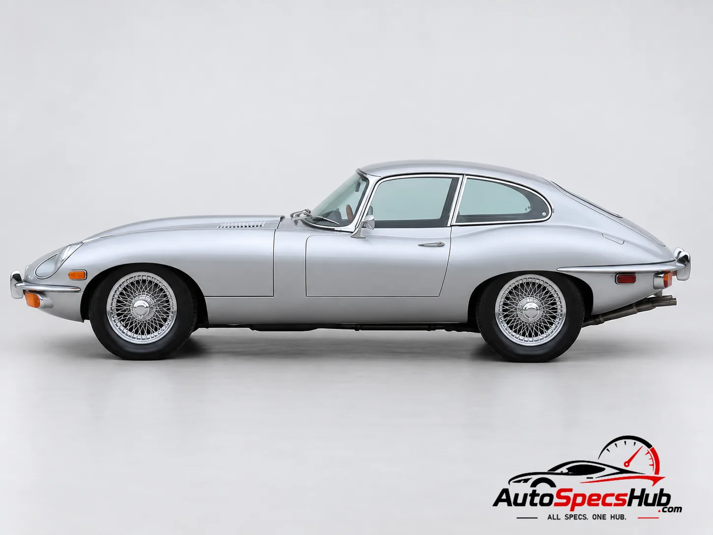 1968 Jaguar XK-E Coupe Series 2 side profile