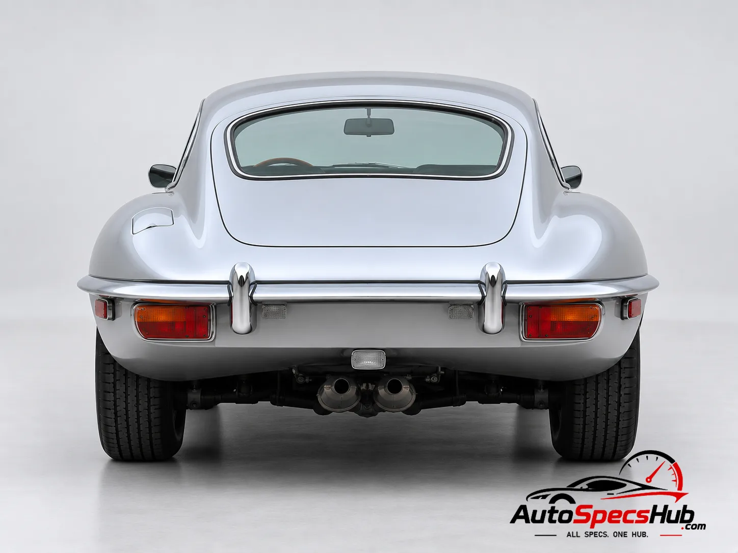 1968 Jaguar XK-E Coupe Series 2 rear view