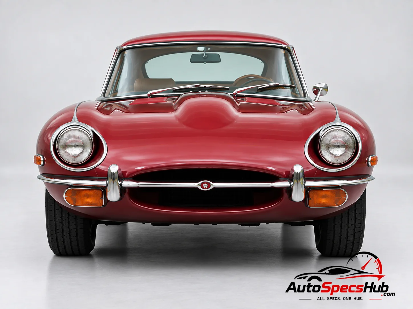 1968 Jaguar XK-E 2+2 Coupe Series 2 front view