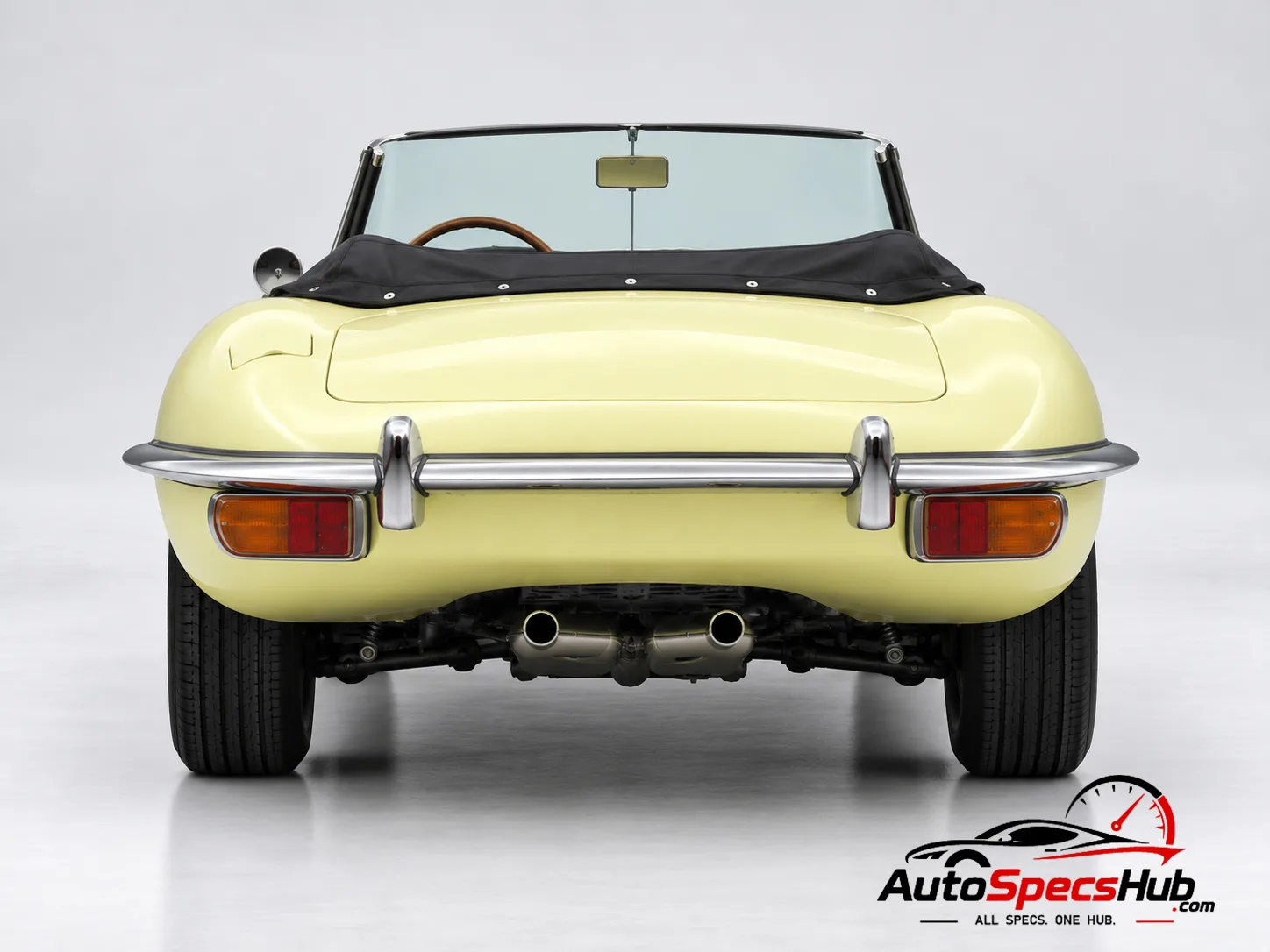 1968 Jaguar XK-E Roadster Series 2 rear view