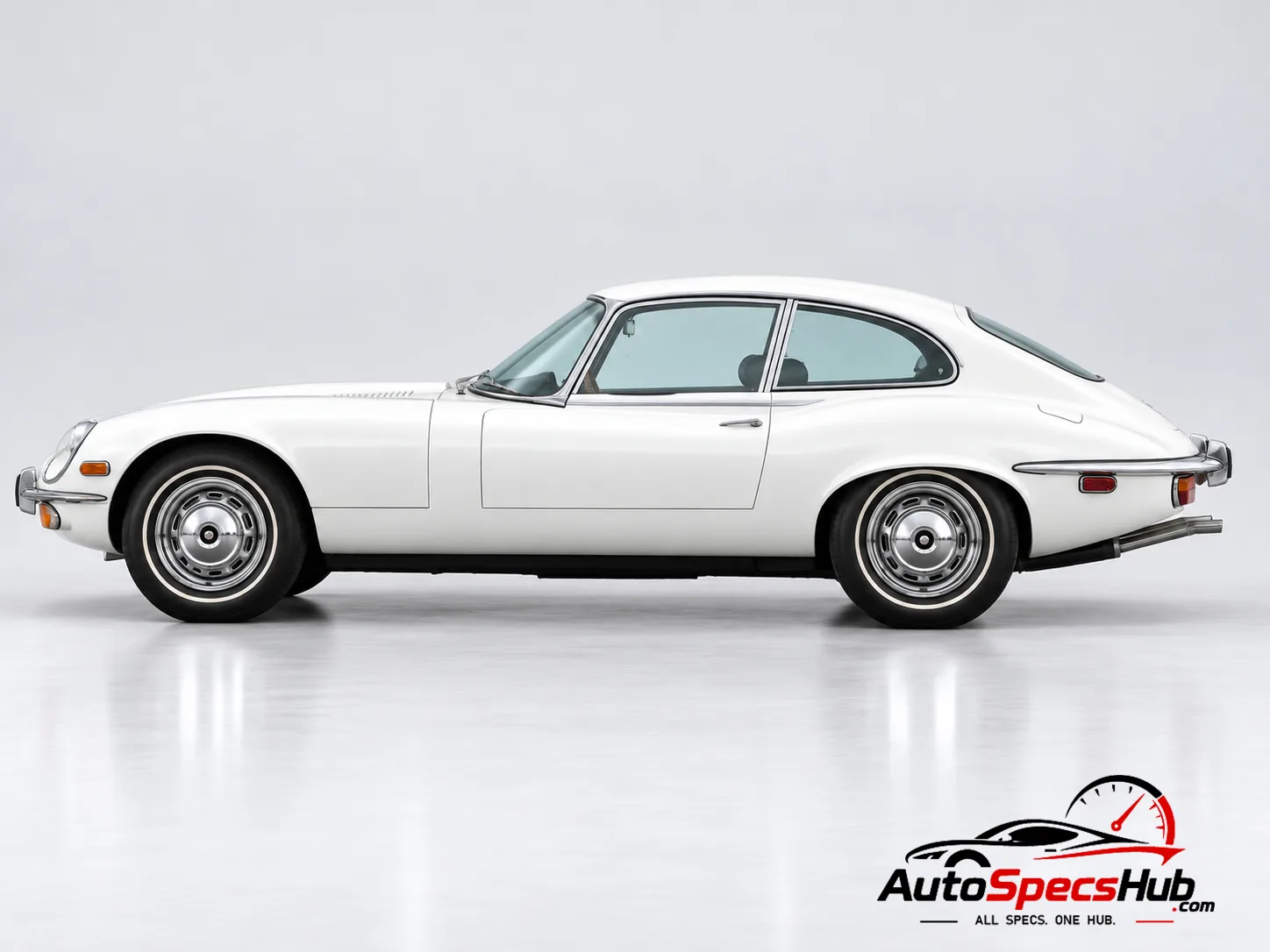 1971 Jaguar V-12 2+2 side profile