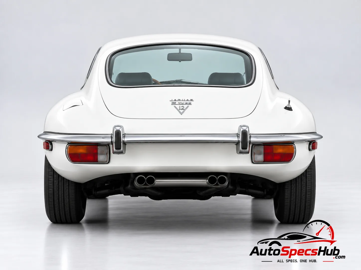 1971 Jaguar V-12 2+2 rear view