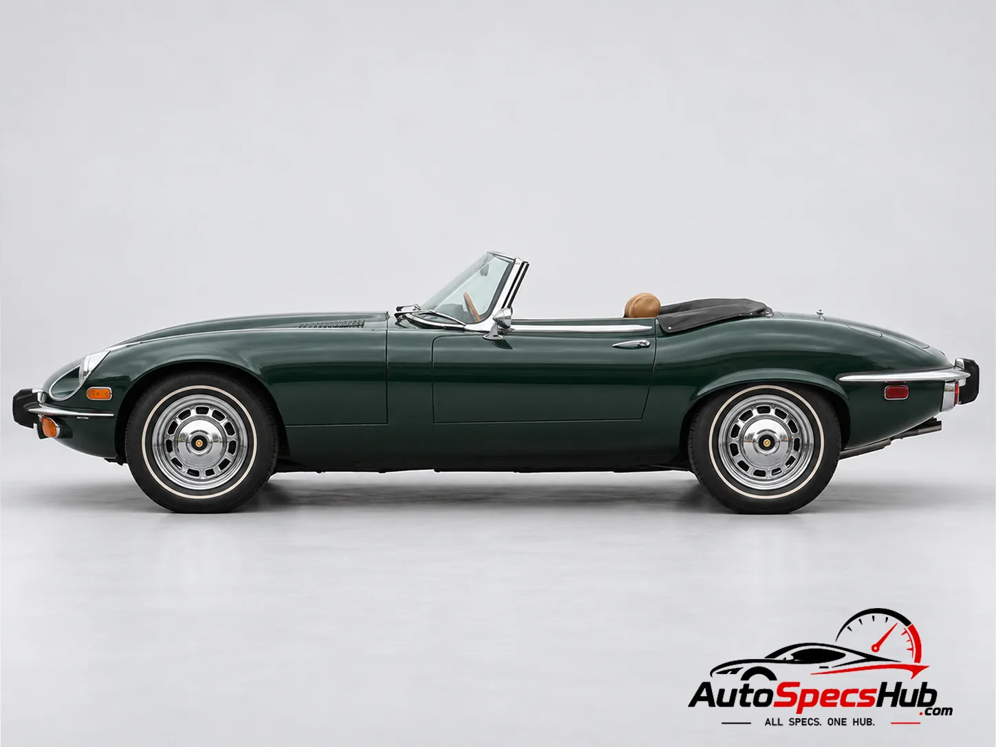 1971 Jaguar V-12 Convertible side profile