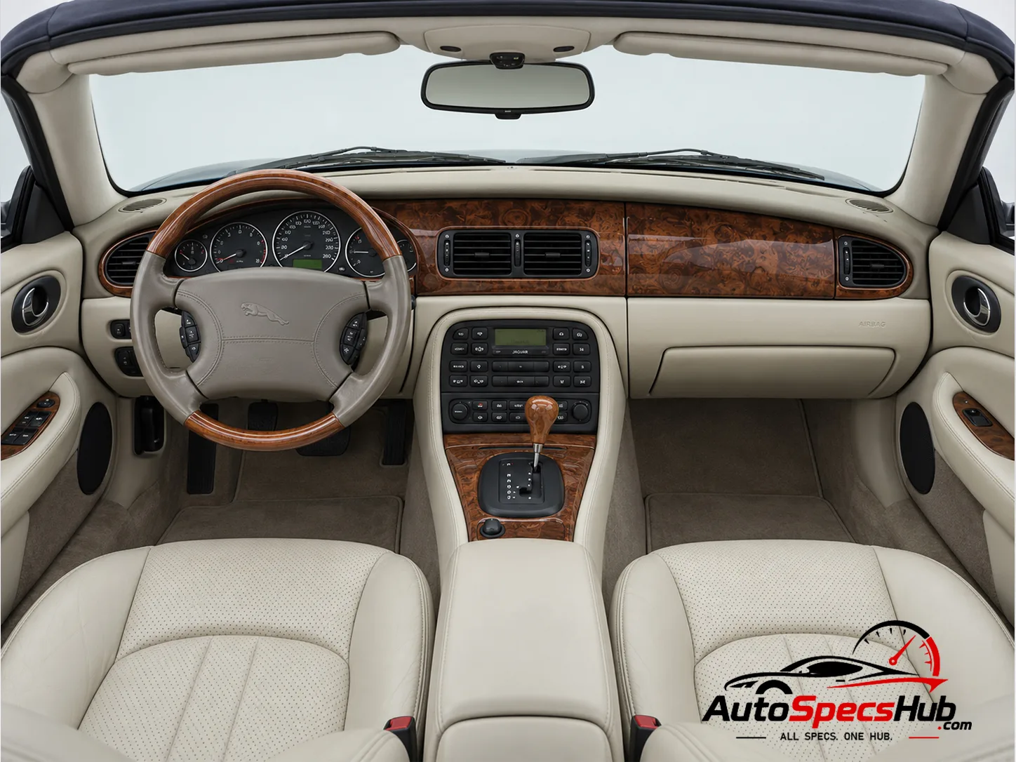 1996 (X100) Jaguar XK8 Cabrio interior cockpit and seats