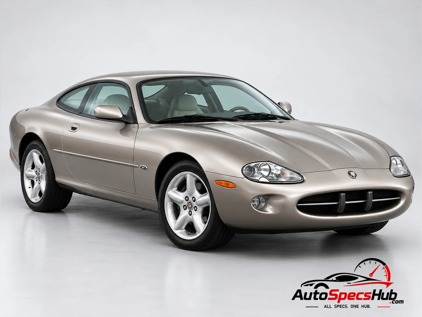 1996 (X100) Jaguar XK8 Coupé front three-quarter view