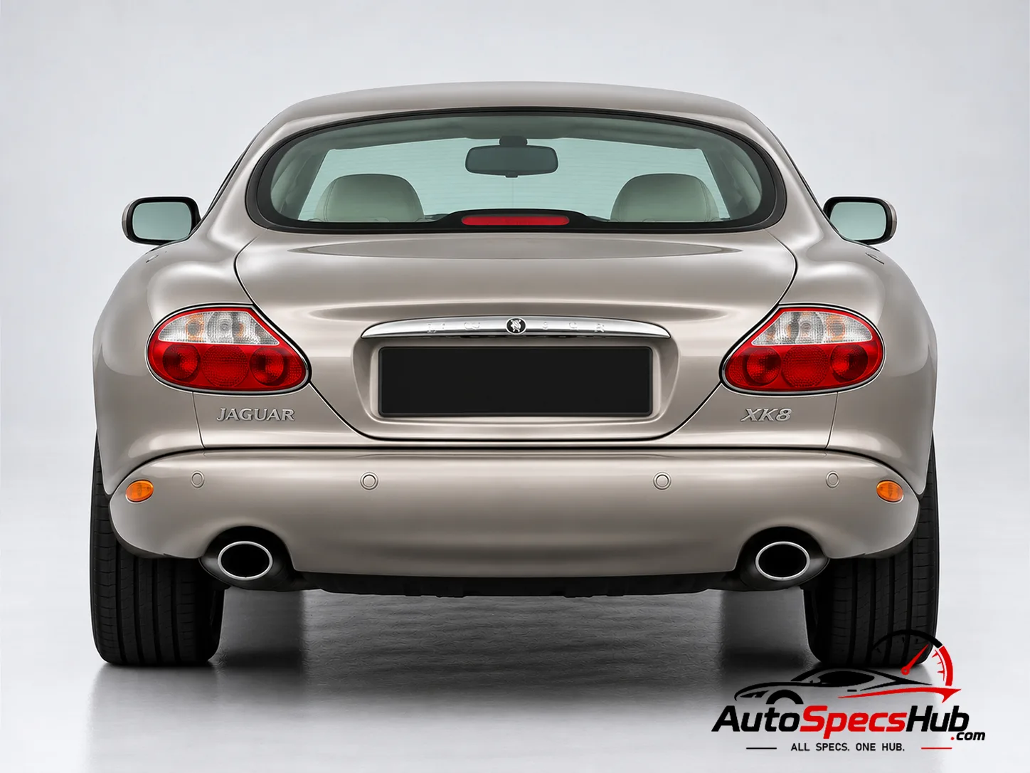 1996 (X100) Jaguar XK8 Coupé rear view
