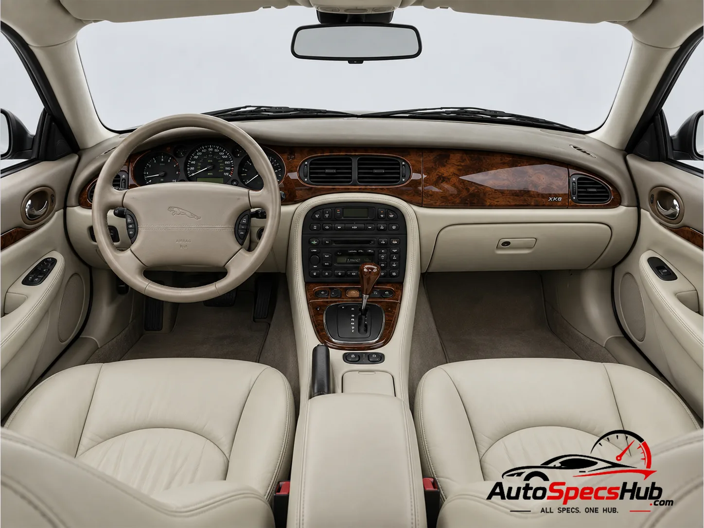 1996 (X100) Jaguar XK8 Coupé interior cockpit and seats